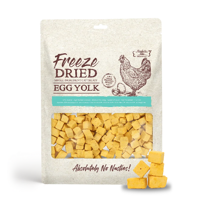 - How is Bricky cat food? Absolute Bites Single Ingredient Freeze Dried Cat Treats - Egg Yolk (60g) - How is Bricky cat food? Absolute Bites Single Ingredient Freeze Dried Cat Treats - Egg Yolk (60g)