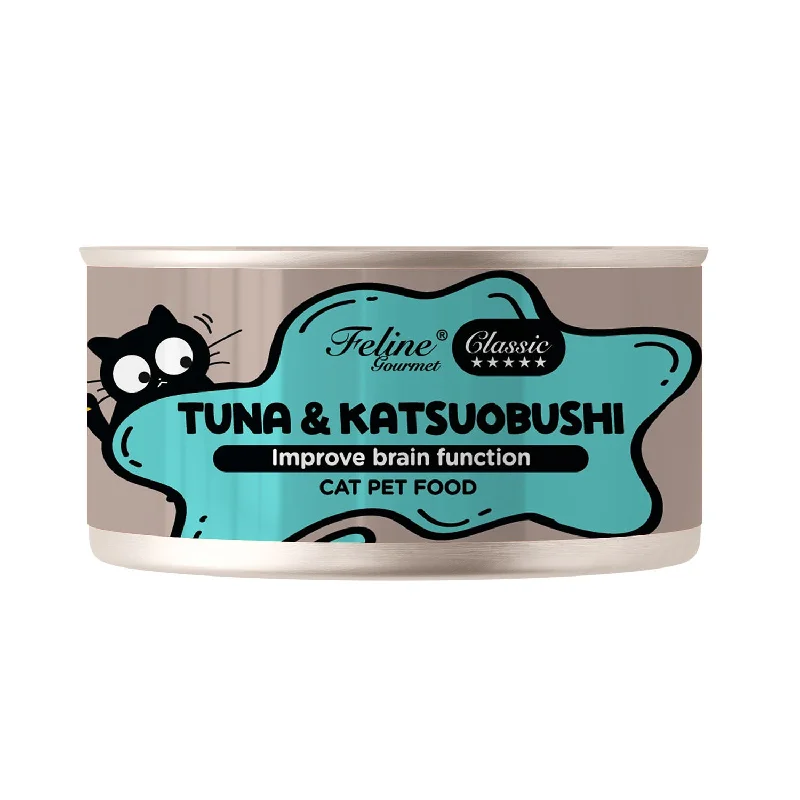 - Cat food for pregnant and nursing cats Feline Gourmet Classic Tuna & Katsuobushi Canned Cat Food - Cat food for pregnant and nursing cats Feline Gourmet Classic Tuna & Katsuobushi Canned Cat Food
