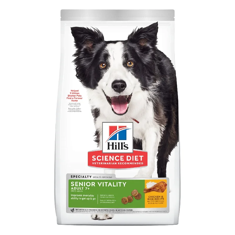 - Food for large dogsHill's Science Diet Senior Vitality 7+ Adult Dry Dog Food 5.67kg - Food for large dogsHill's Science Diet Senior Vitality 7+ Adult Dry Dog Food 5.67kg