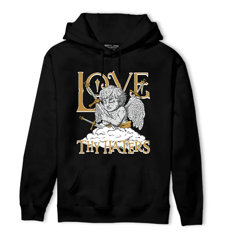 NastyJamz Wheat 13s Hoodie Match Love Thy Haters Angel