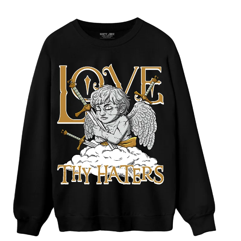 NastyJamz Wheat 13s Sweatshirt Match Love Thy Haters Angel