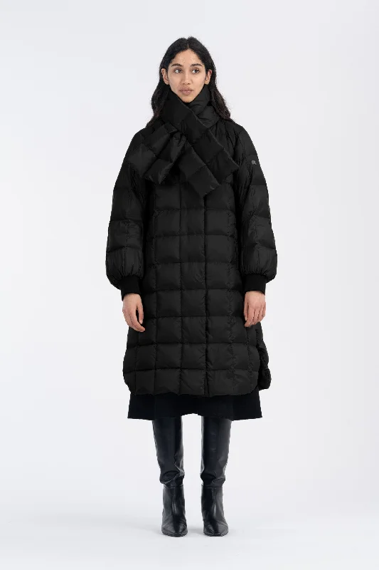 QUILTED COAT LUA WITH SCARF